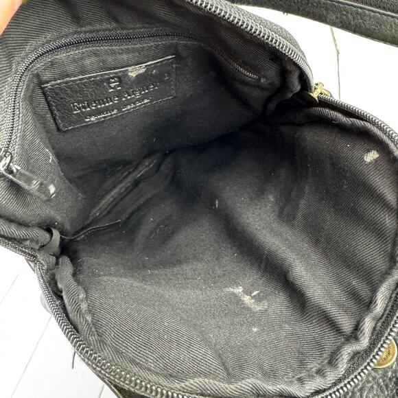 VTG Etienne Aigner Black Pebbled Leather Backpack Shoulder Bag Sling Convertible main image 7
